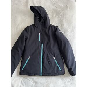 Spyder Women's Hayden Jacket - Black Puffer Coat Hooded size M